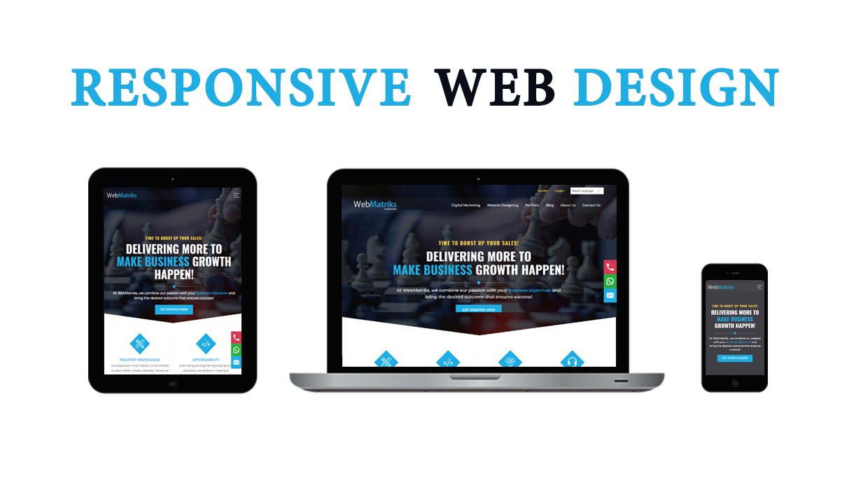 Responsive Web Design at WebMatriks