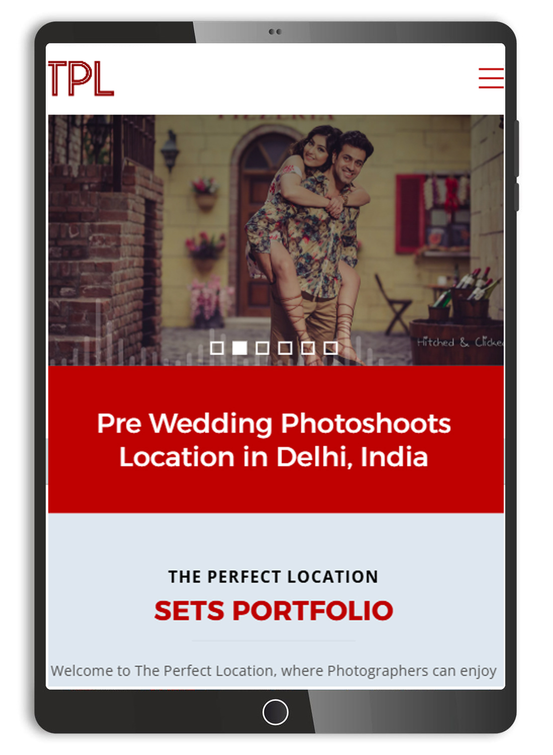 Who is working for The Perfect Location